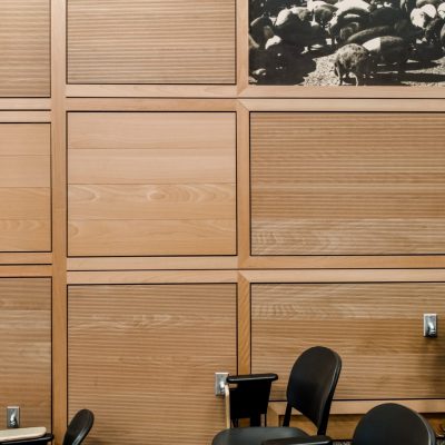 9Wood 3100 Acoustic Plank at Withycombe Auditorium-Oregon State University, Corvallis, Oregon. Cascade Acoustics.