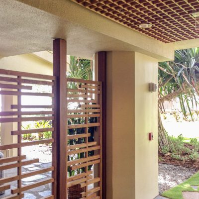 9Wood 6600 Monolithic Cube-Wood Grid at Turtle Bay Resort, Kahuku, Hawaii. WCIT Architecture.