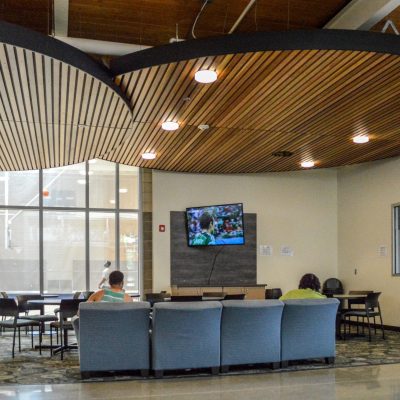 9Wood 2100 Panelized Linear at Rainier Beach Community Center, Seattle, Washington. ARC Architects.