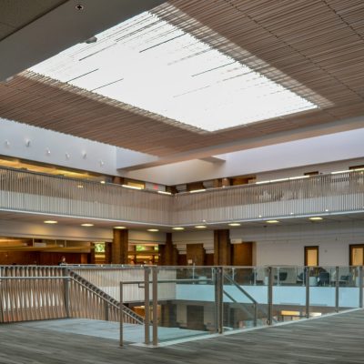 9Wood 2100 Panelized Linear at University of Washington Odegaard Undergraduate Library, Seattle, Washington. Miller Hull Partnership.