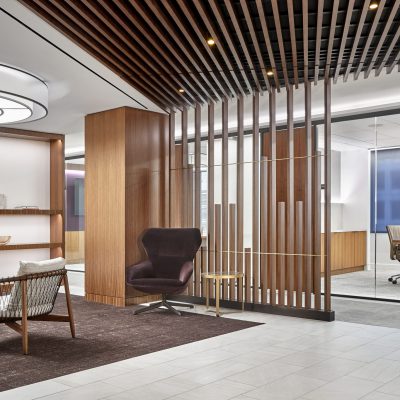 9Wood 1100 Cross Piece Grille at Perkins Coie, Washington, D.C. HYL Architecture.