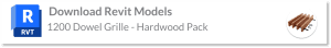 1200 Dowel Grille wood ceiling Revit models - hardwood pack