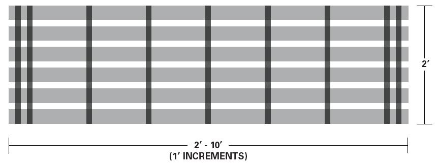 Length Structures for the 2800 True Access Linear from 9Wood