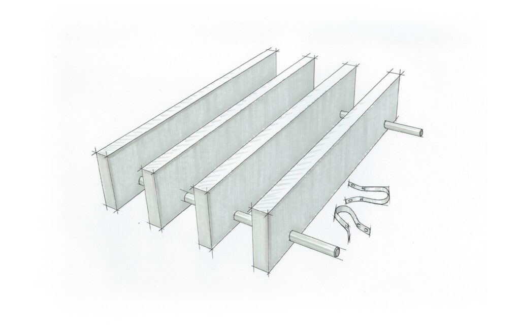 1200 Dowel Grille - Real Wood Veneer - 9Wood