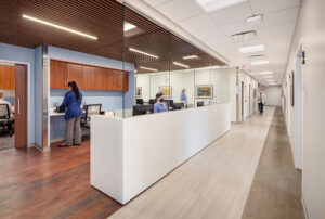 http://9Wood's%201200%20Dowel%20Grille%20in%20Solid%20Western%20Hemlock%20in%20a%20hospital%20setting