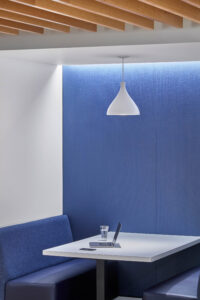 http://The%209Wood%201500%20Baffle%20in%20Douglas%20Fir%20Vertical%20Grain%20Veneer%20in%20a%20workspace.