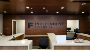 http://The%209Wood%202700%20Kerf%20Reveal%20Linear%20Ceiling%20and%20Wall%20in%20Cherry%20Veneer%20in%20an%20office%20setting.