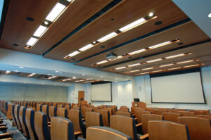 http://9Wood's%203100%20Acoustic%20Plank%20in%20Cherry%20Veneer%20in%20an%20education%20setting.